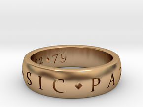 Engagement custom in Polished Bronze