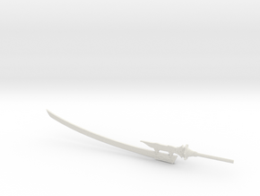 6 inch Neir Automata Virtuous Treaty Sword in White Natural Versatile Plastic