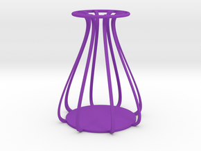 Vase 1 in Purple Processed Versatile Plastic
