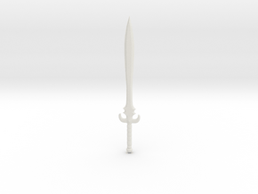 D&D Sword in White Natural Versatile Plastic