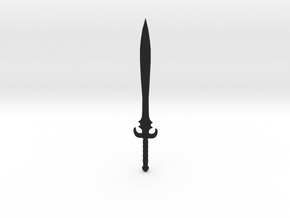 D&D Sword in Black Premium Versatile Plastic