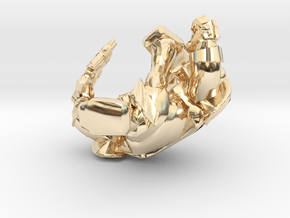 SPACEMARINER 9 in 14k Gold Plated Brass