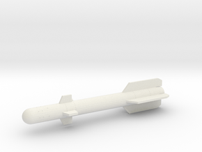 1:12 Miniature Britain Brimstone Missile in White Natural Versatile Plastic: 1:48 - O
