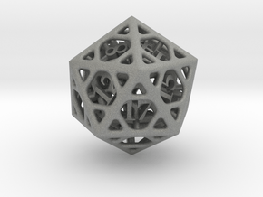 Cage d20 in Gray PA12