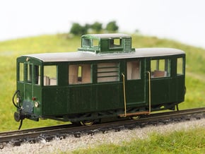 CSD M11.0 Railcar H0e in Tan Fine Detail Plastic