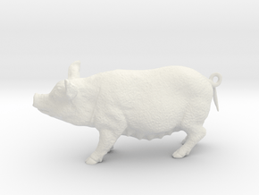 Printle Animal Sow - 1/24 in White Natural Versatile Plastic