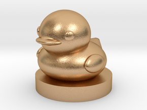 Rubber Duck in Natural Bronze