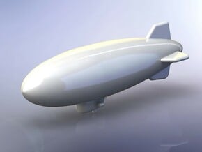 US Navy K3 Class Blimp 1/1800 in Smooth Fine Detail Plastic