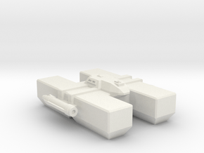 Omni Scale LDR Large Freighter (Class-II) CVN in White Natural Versatile Plastic