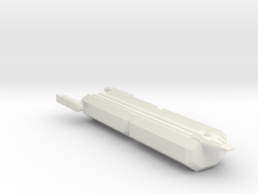 Omni Scale Hydran Large Freighter (In-Line) CVN in White Natural Versatile Plastic