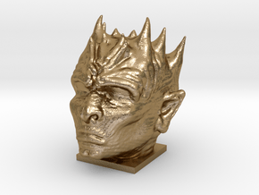 Night King - Game of Thrones - White Walker Bust in Polished Gold Steel