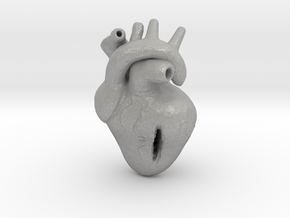 Damaged Heart in Aluminum