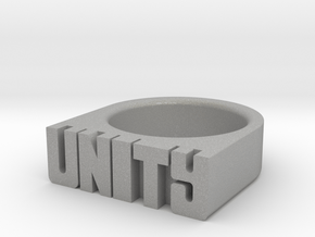 15.7mm Replica Rick James 'Unity' Ring in Aluminum