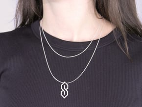 The S-Thing Pendant in Polished Silver