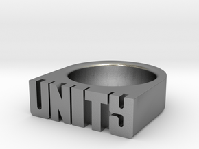 15.0mm Replica Rick James 'Unity' Ring in Natural Silver