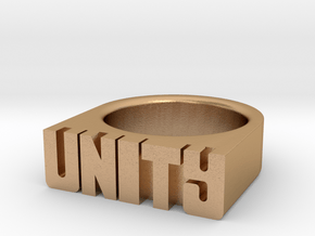 21.8mm Replica Rick James 'Unity' Ring in Natural Bronze