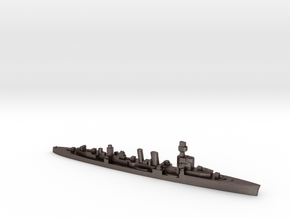 ORP Conrad formally HMS Danae 1:3000 WW2 cruiser in Polished Bronzed-Silver Steel