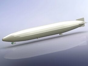 German Zeppelin L59 (LZ104) 1/1250 in Smooth Fine Detail Plastic