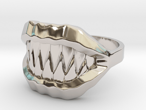 Ring of the Mimic in Rhodium Plated Brass: 6 / 51.5