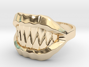 Ring of the Mimic in 14k Gold Plated Brass: 6 / 51.5
