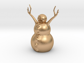 Snow Man in Natural Bronze