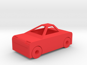 Toy Car in Red Processed Versatile Plastic