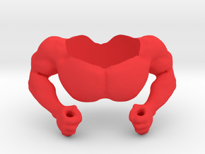 "Muscles" Accessory for Google Home  in Red Processed Versatile Plastic
