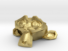 Suzanne the Monkey - Blender 2.8 in Natural Brass