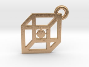 Print That Thing (Logo) - Keychain in Natural Bronze