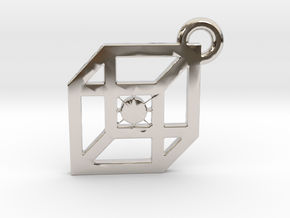 Print That Thing (Logo) - Keychain in Platinum