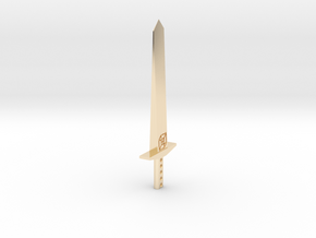 Mini Sword - Letter Opener in 14k Gold Plated Brass