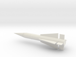 1:12 Miniature AIM 54 Phoenix Missile in White Natural Versatile Plastic: 1:24