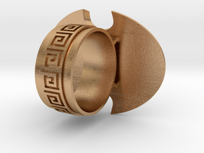 Alpha Ring in Natural Bronze: 10 / 61.5