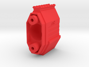 Laser Pulse Carbine Front End for Nerf Stryfe in Red Processed Versatile Plastic