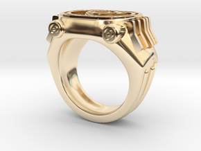 Rotary engine Ring (8.5) in 14K Yellow Gold