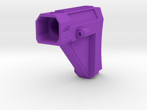 Laser Pulse Carbine Shoulder Stock for Nerf Modulu in Purple Processed Versatile Plastic