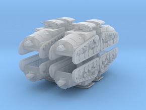 6US Tankette 6mm x8 in Smooth Fine Detail Plastic