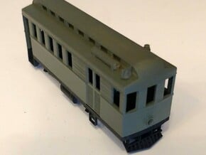 HOn30 Coffee Creek Motor Passenger Car Frame in Tan Fine Detail Plastic