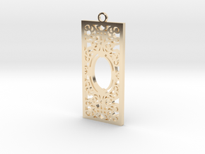 Titanic Pendant: Dining Room Grill in 14K Yellow Gold