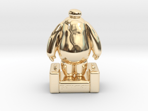 Baymax - Big Hero 6 in 14k Gold Plated Brass