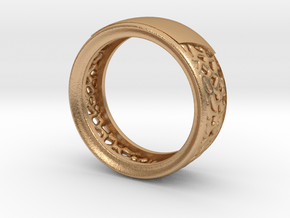 Weding band woman in Natural Bronze
