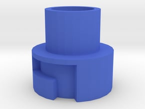 Modulus Barrel Adapter for Nerf StrongArm in Blue Processed Versatile Plastic