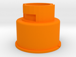 Modulus Barrel Adapter for Nerf Rival Apollo in Orange Processed Versatile Plastic
