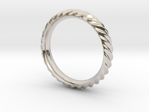 Cresta Nº3 Ring - Size 6 in Platinum