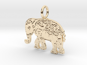 Elephant  in 14K Yellow Gold