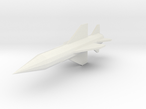 1:48 Miniature Soviet X-58 Missile in White Natural Versatile Plastic: 1:48 - O