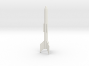 1:48 Miniature Pakistan HATF 1 Missile in White Natural Versatile Plastic: 1:48 - O