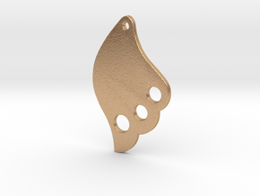 Earring shape 1 in Natural Bronze