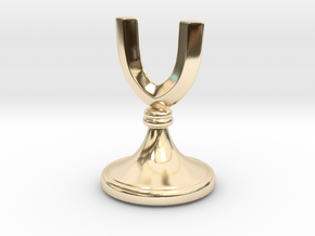 Ferz-Rider (Bishop) - [1,1] Craxton in 14k Gold Plated Brass