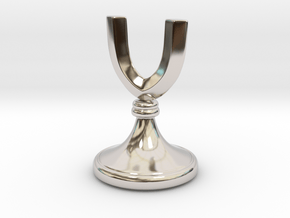 Ferz-Rider (Bishop) - [1,1] Craxton in Rhodium Plated Brass